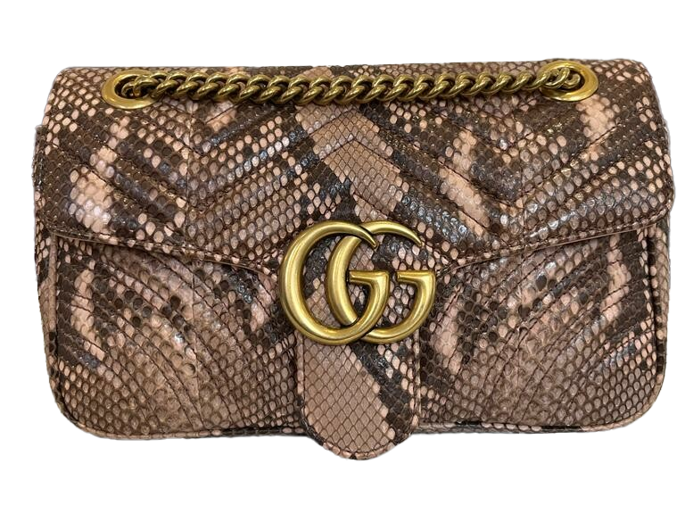 Bolsa Gucci GG Marmont Python - VENDIDO